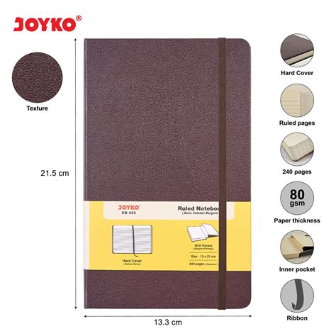 Jual Joyko Notebook A Agenda Diary Ruled Pages Buku Catatan