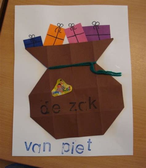 Zak Van Zwarte Piet Sinterklaas Knutselen Sinterklaas Thema Images