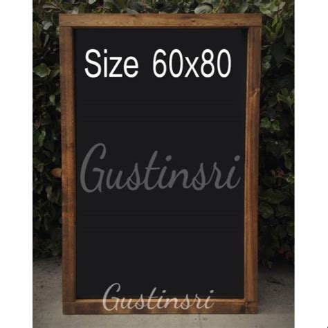 Jual PAPAN TULIS KAPUR 60X80 PAPAN BOARD RUSTIC PAPAN MENU DEKORASI