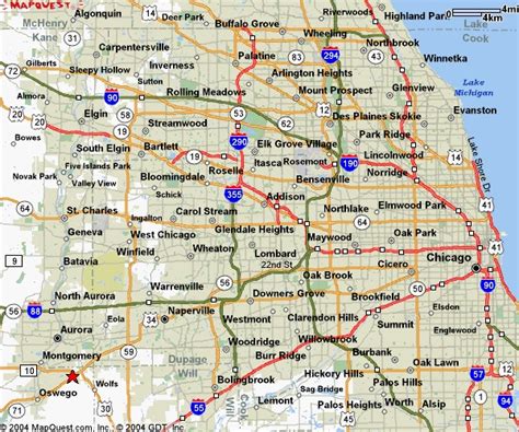 Chicago Illinois Suburbs Map At Loyd Honore Blog