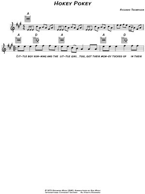 Hokey Pokey Sheet Music 1 Arrangement Available Instantly Musicnotes