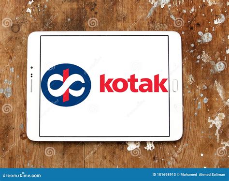 Kotak Mahindra Bank logo editorial stock photo. Image of banks - 101698913