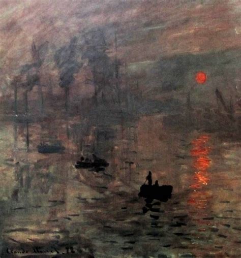 Impressionism Sunrise Painting By Claude Monet In 1873 Claude Monet