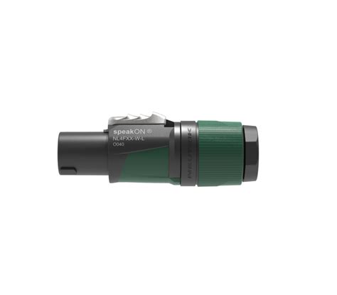 Neutrik Nl Fxx W L Pole Speakon Connector Green