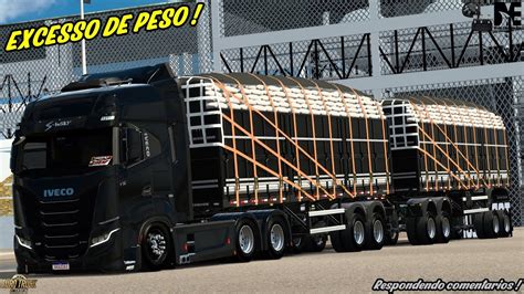 IVECÃO PUXANDO PESO EURO TRUCK SIMULATOR 2 versão 1 48 YouTube