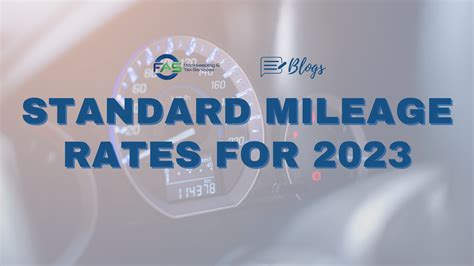 Irs Standard Mileage Rate Candi Rosemaria