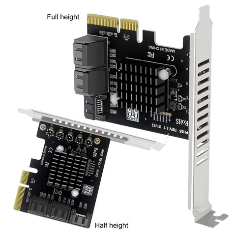 Tarjeta De Expansi N PCI E A 5 Puertos SATA3 0 Adaptador Convertidor De