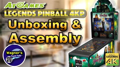 Atgames Legends Pinball 4k Unboxing And Assembly Setup Part 1 Youtube