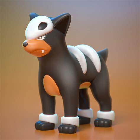 Stl File Houndour Pokemon 🐉・3d Printer Design To Download・cults