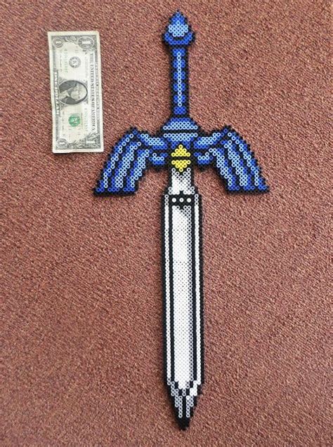 Master Sword Perler Perler Bead Art Zelda Perler Bead Patterns The