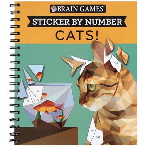 Sticker By Number Book Cats Spilsbury