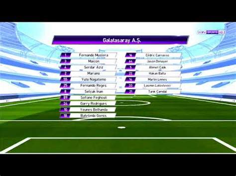 PES 2013 BEIN SPORT 2018 2019 Tam 3 Adet Skor Tabelası Kaçırmayınn