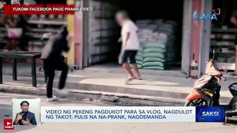 Video Ng Pekeng Pagdukot Para Sa Vlog Nagdulot Ng Takot Pulis Na Na