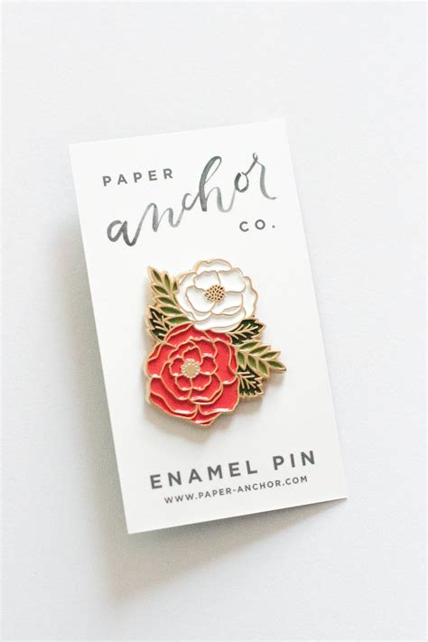 Lovely Flowers Enamel Pin Gather Goods Co