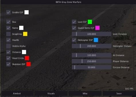 Gray Zone Warfare Hacks Cheats W Aimbot Esp Wallhack Radar