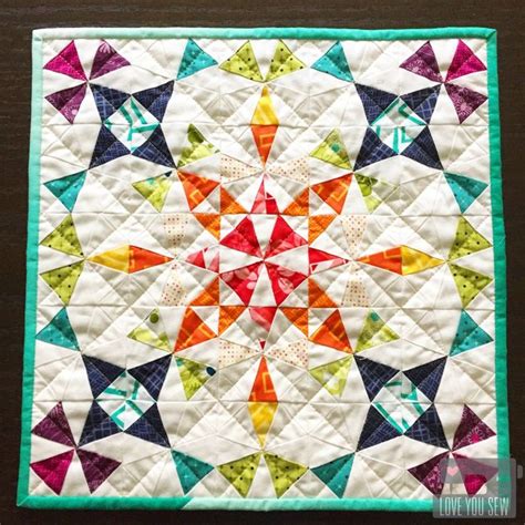 Tutorials And Reviews Kaleidoscope Quilt Quilts Miniature Quilts