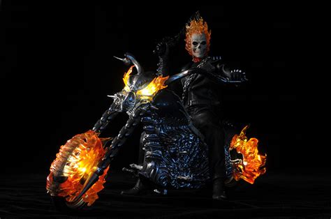 Ghost Rider And Hell Cycle Movie Sixth Scale Action Figure Another