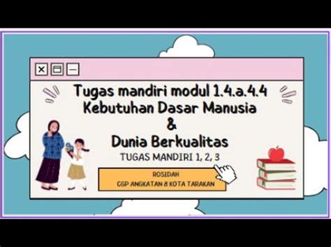 Tugas Mandiri A Kebutuhan Dasar Manusia Dan Dunia