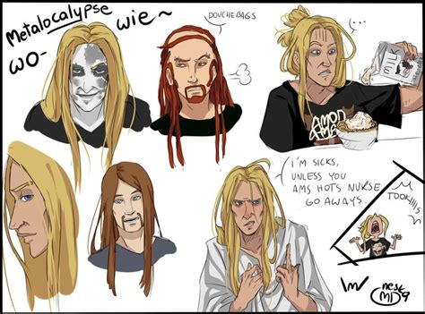 DoodleNoodle METALOCALYPSE Metalocalypse Goth Music Deviantart