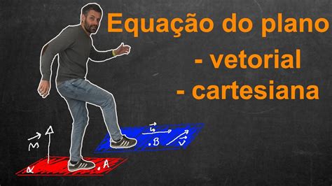 Equa O Vetorial E Cartesiana Do Plano Youtube