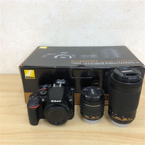 現状品 Nikon D3500 ダブルズームキット デジタルカメラ 一眼レフ 18 55mm 70 300mmニコン｜売買された