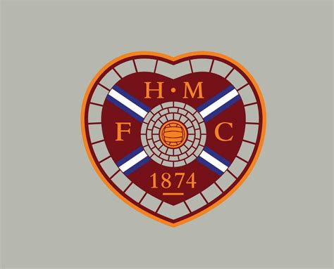 Heart of Midlothian FC Club Logo Symbol Scotland League Football ...