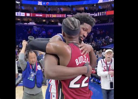 Jimmy Butler Speaks On Joel Embiid After Game 6 Win I Love Him Im