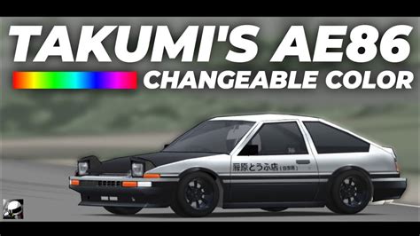 Livery Toyota Ae Takumi Intial D Detailing Fr Legends Changeable