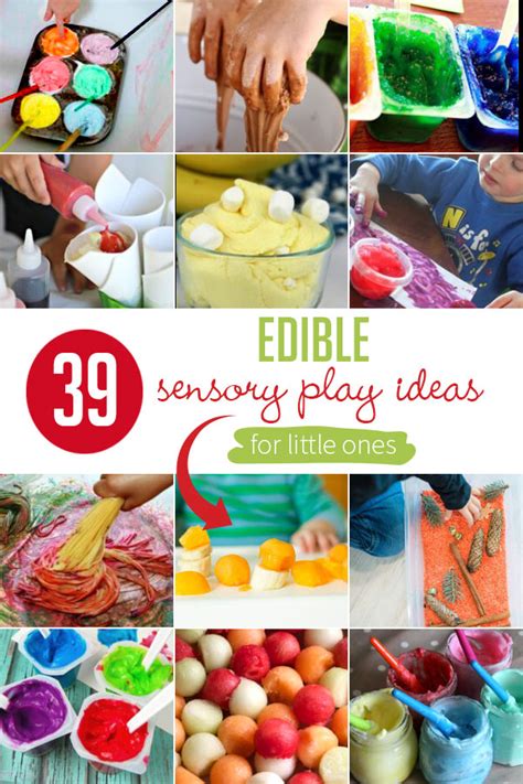 39 Edible Sensory Play Ideas For Little Kids Edible Sensory Play