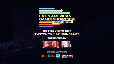 Latin American Games Showcase Reloads For Unidos Edition On Twitch