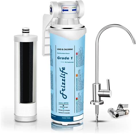 Frizzlife Under Sink Water Filter Quick Change Under Counter Drinking