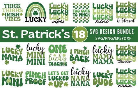 St Patrick S Svg Bundle Retro Irish Svg Graphic By TinyactionShop