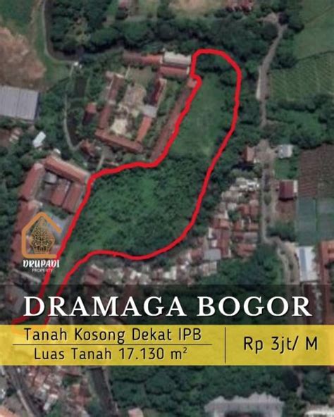 TANAH KOSONG COCOK UNTUK CLUSTER ATAU TOWNHOUSE DI DRAMAGA BOGOR