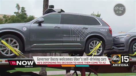 Uber Self Driving Cars Arrive In Arizona Youtube