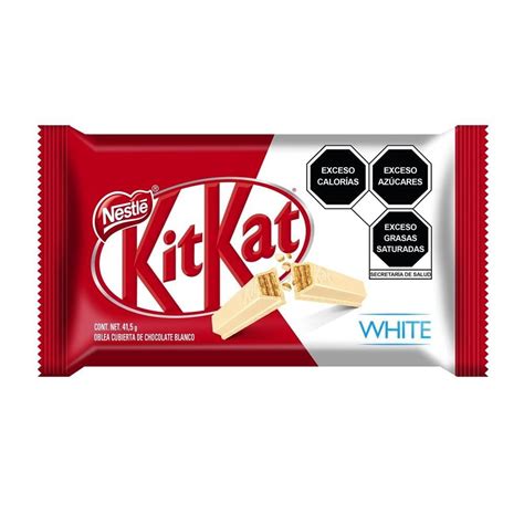 Oblea Kitkat Cubierta Con Chocolate Blanco 41 5 G Bodega Aurrera