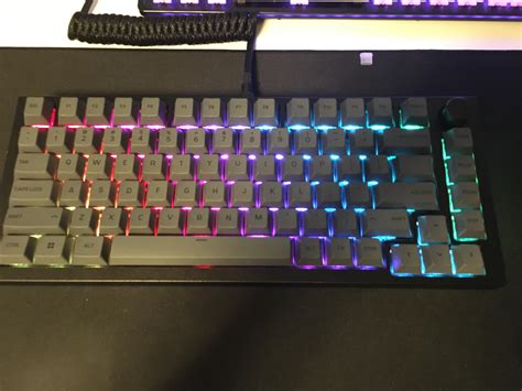 My First Custom Keyboard GMMK Pro Black Slate With Gateron Reds Lubed