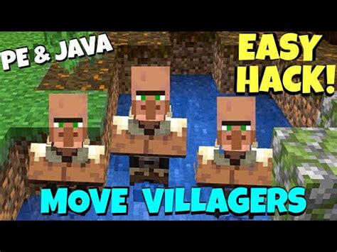 How To Transport Villagers In Minecraft Easiest Way How To Move