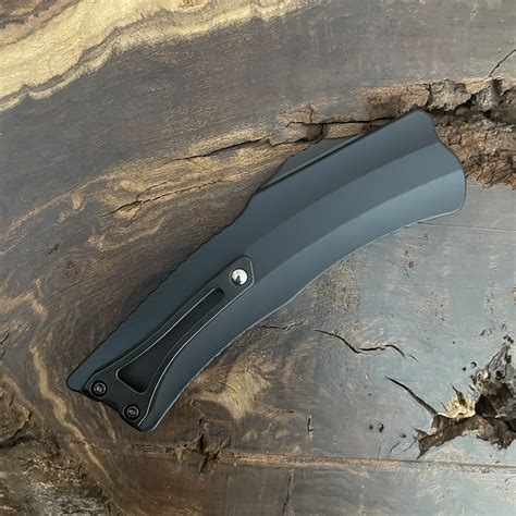 Heretic Knives Roc Curved Otf Black Handle Dlc Standard H A T