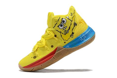 Mens Nike Kyrie 5 Spongebob Patrick Lotus Pinkuniversity Red The