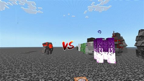 Redstone Golem Vs CrimsonSteve S More Mobs Mob Battle Minecraft YouTube