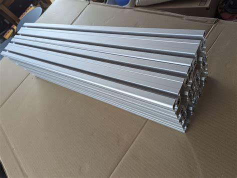 New 4 Pieces Bosch Rexroth Aluminum Extrusion 90mm X 90mm 34in 8020 Ebay