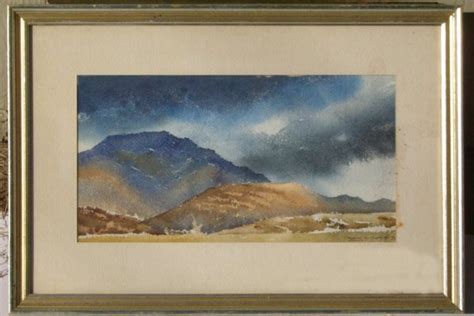 129 Robert Gartland Oklahoma Watercolor 1928 1987 Lot 129