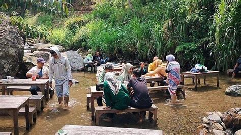 Libur Lebaran Wisata Alam Di Kudus Dipenuhi Pengunjung Tribun