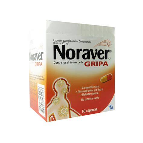 Noraver Gripa Blíster X 2 Cápsulas Droguería Alameda Sur