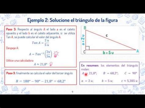 Solución de triángulos rectángulos YouTube