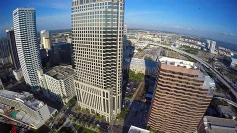 Downtown Tampa Florida Aerial 4k Video Stock Footage Video Of Urban