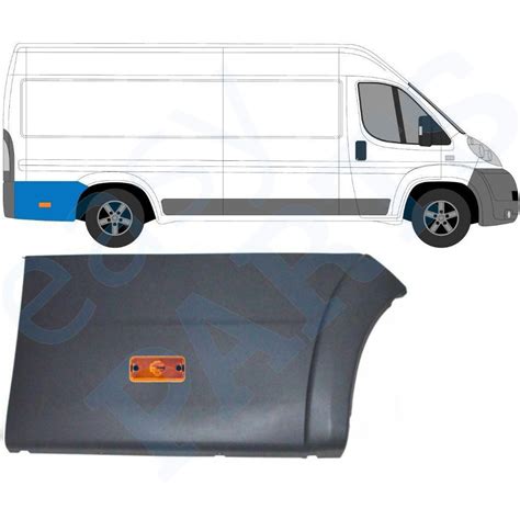 Listwa Boczna Tylna Z Lamp Do Fiat Ducato Lwb Prawa