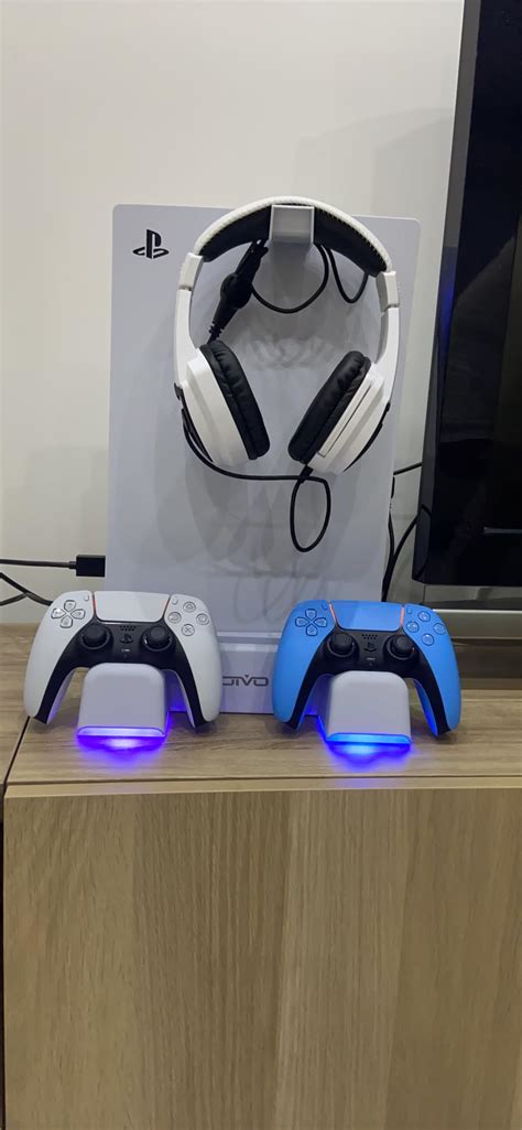 Oivo Support Ps Avec Led Rvb H Rapide Chargeur Ps Compatible Avec