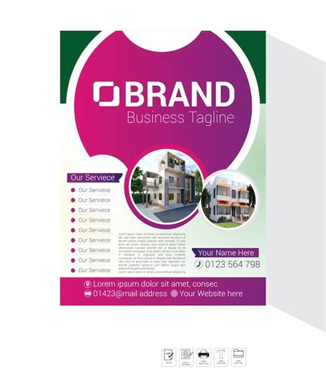Premium Vector Modern Flayer Design Template Cc Camera Business Flayer