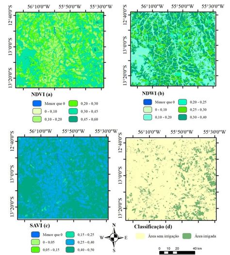 Representa O Do Ndice De Vegeta O Ndvi A Ndwi B Savi C E A